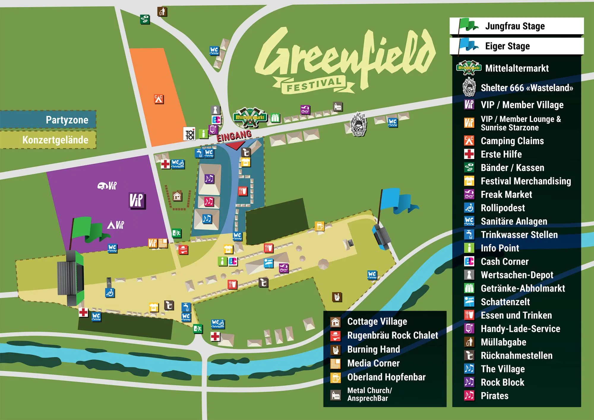 Greenfield Festival 2023 Map ConcertsMetal