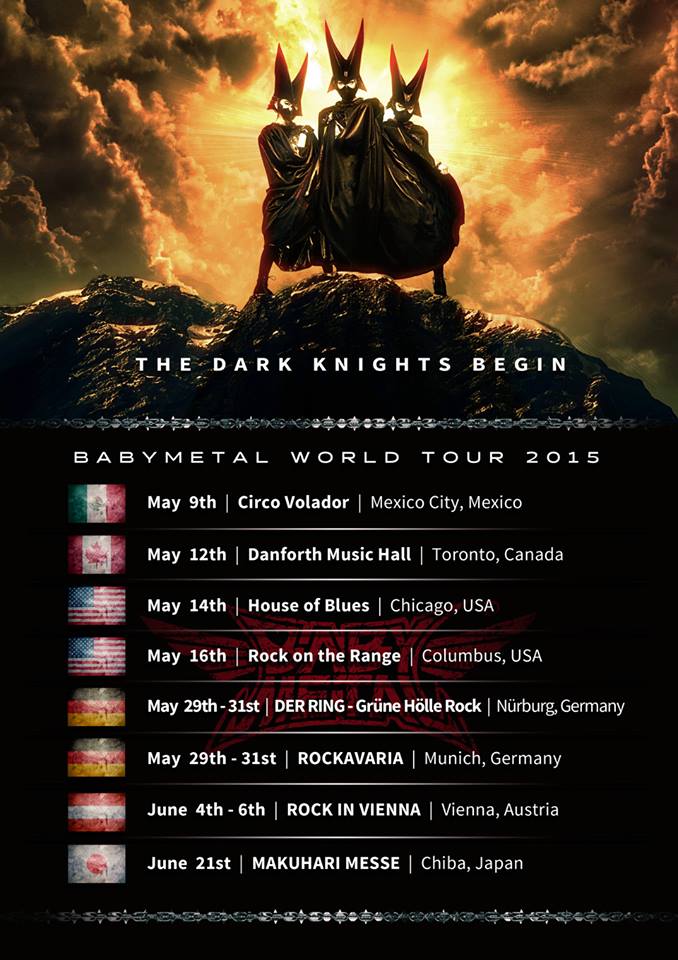 Babymetal World Tour 2015 - 21/06/2015 - Tokyo - Makuhari