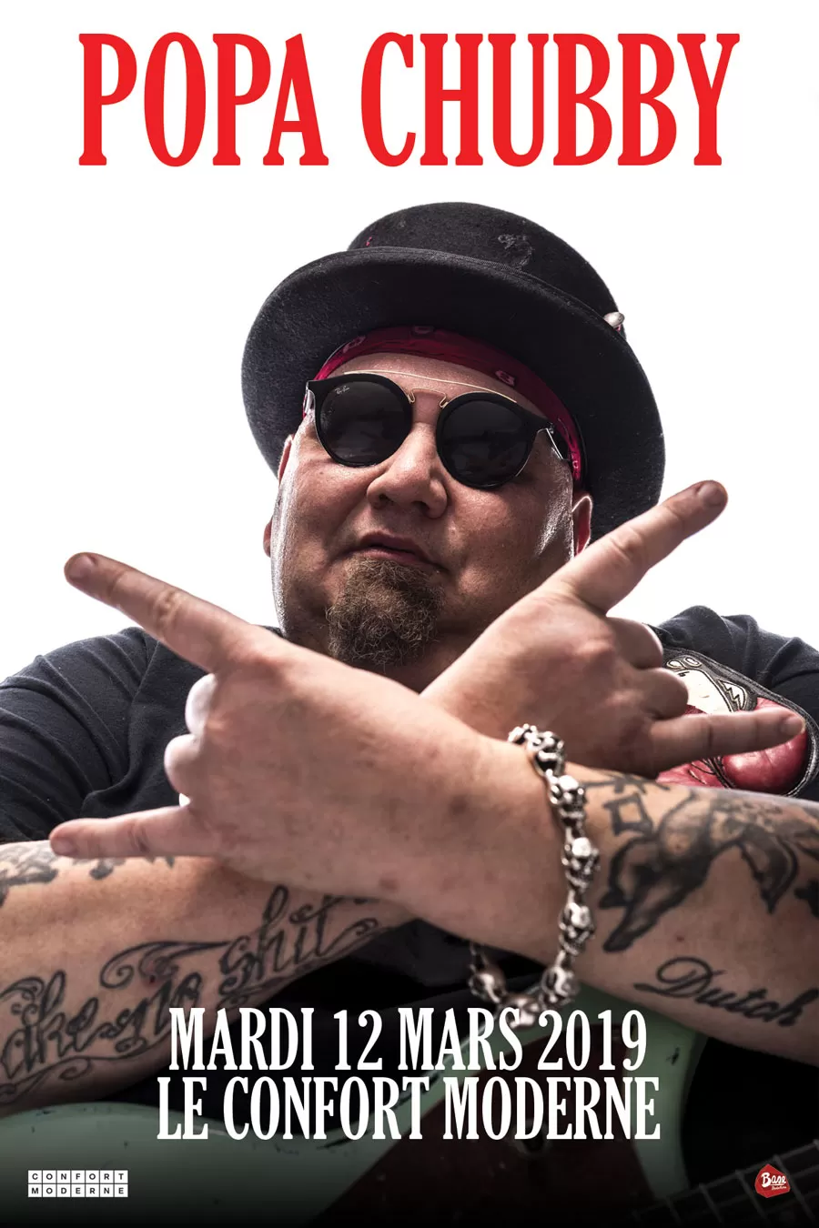 Popa Chubby Le Confort Moderne 12/03/2019 Poitiers Poitou Charentes France Concerts Popa Chubby Le Confort Moderne 12/03/2019 Poitiers Poitou Charentes France Concerts