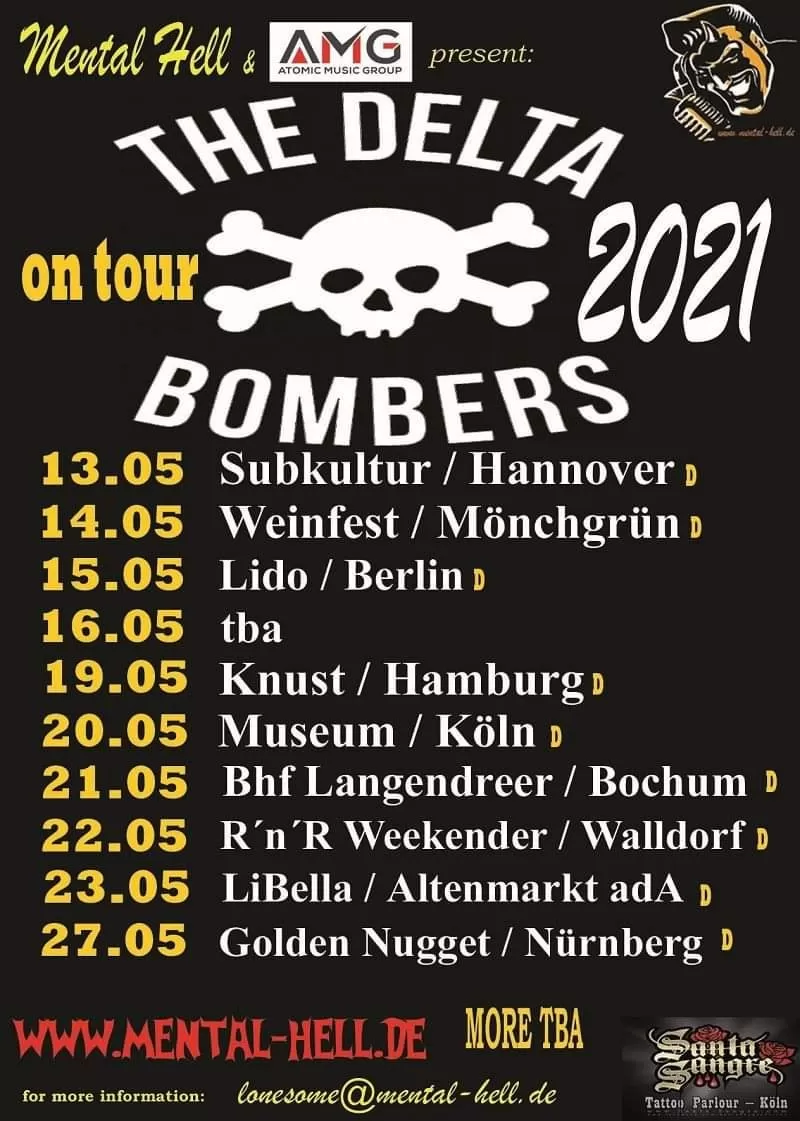 The Delta Bombers - 27/05/2021 - Nürnberg - Golden Nugget - Germany