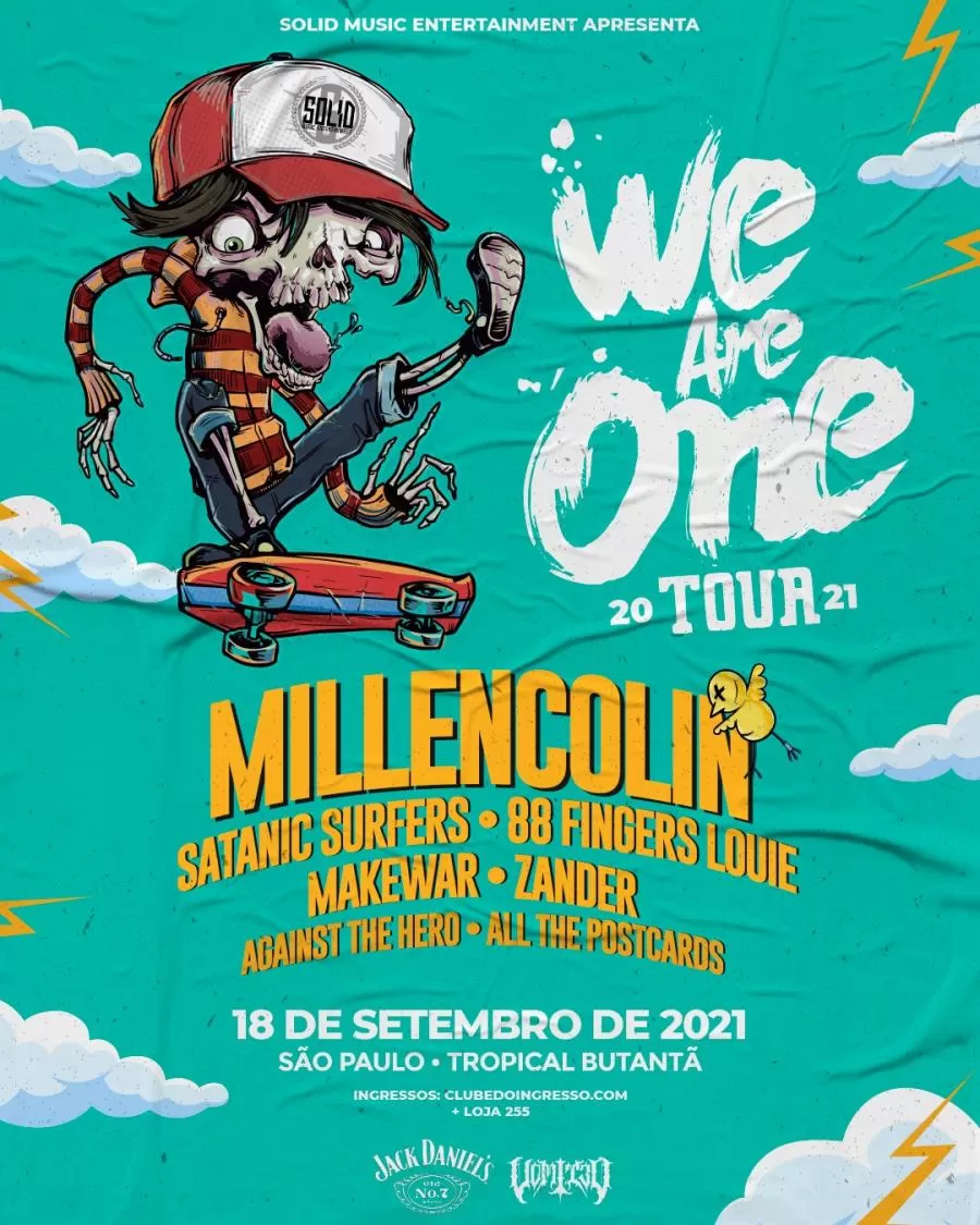 Valdem Calendrier 2023 We Are One Tour 2021 - 18/09/2021 - Sao Paulo - Brazil | Concerts-Metal  Calendar