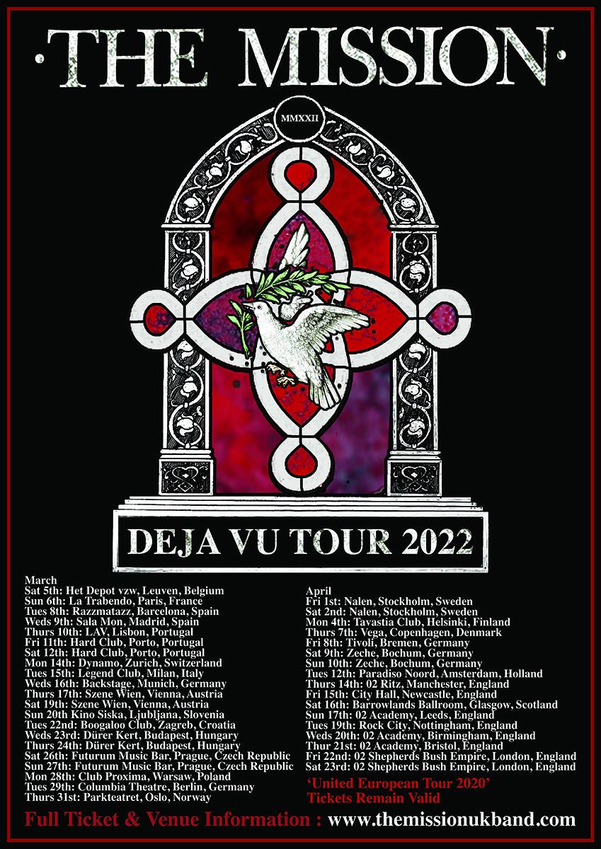 The Mission - Tour 2022 - 06/03/2022 - Paris - Ile de France - France