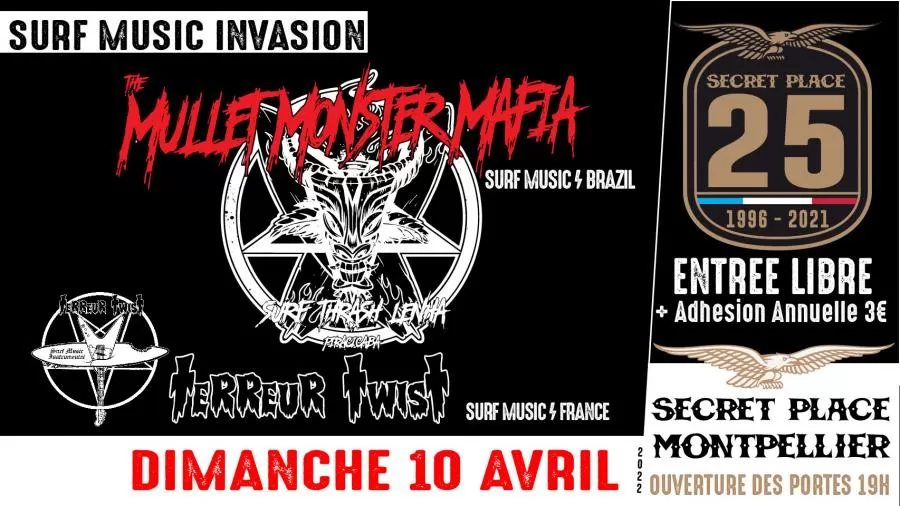 Ffc Languedoc Roussillon Calendrier 2023 The Mullet Monster Mafia + Terreur Twist - 10/04/2022 - Montpellier (St  Jean-De-Védas) - Languedoc Roussillon - France | Concerts-Metal Calendar