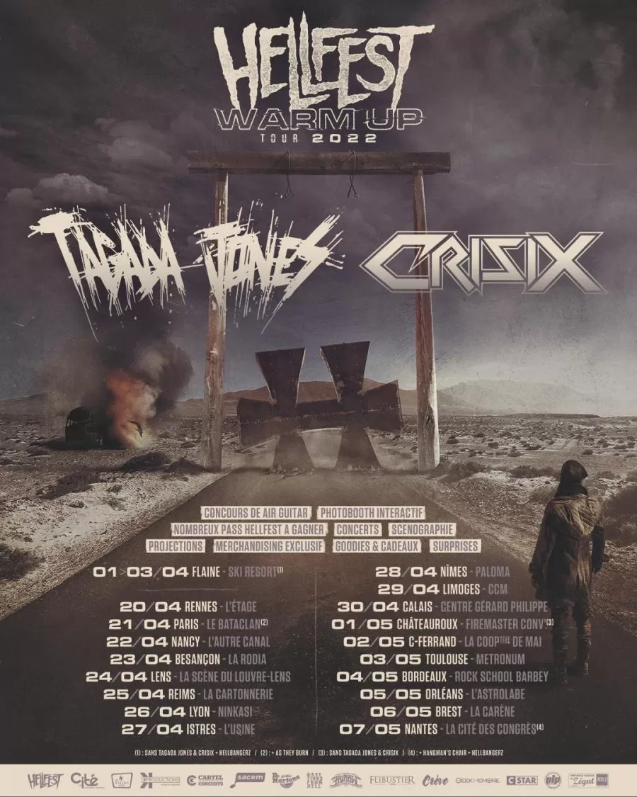 Hellfest Warm-Up Tour 2022 - 23/04/2022 - Besancon - Franche-Comte - France | Concerts-Metal Calendar
