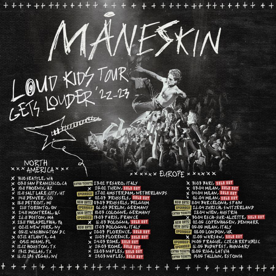Maneskin Tour 2023