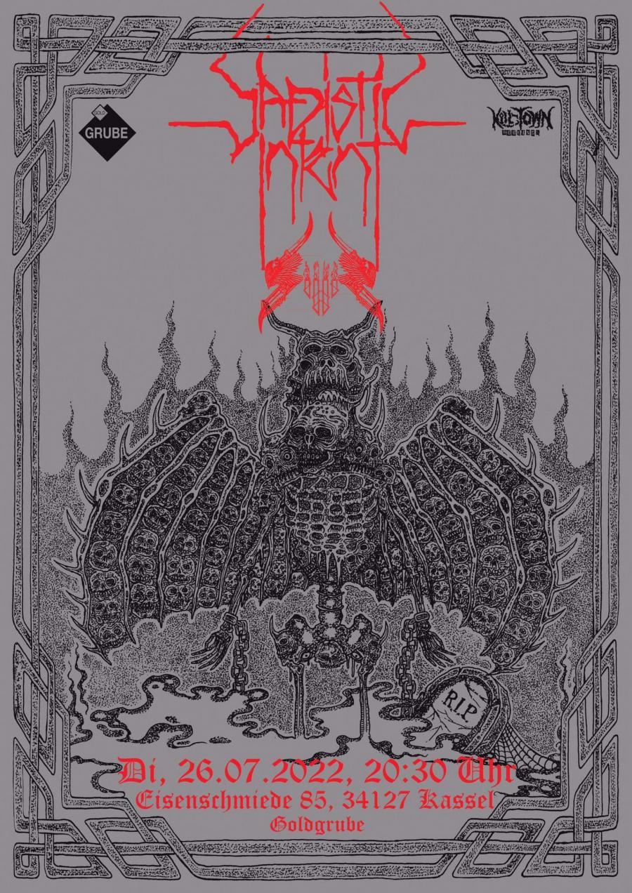 Sadistic Intent Tour 22 26 07 22 Kassel Hessen Germany Concerts Metal Calendar