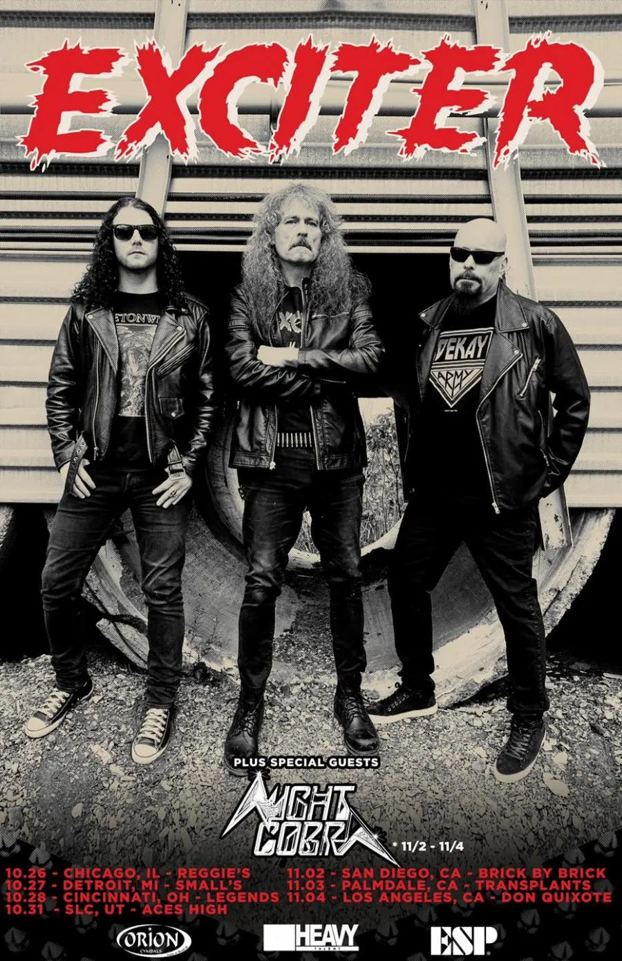 Event Exciter 31/10/2022 Salt Lake City Aces High Saloon United