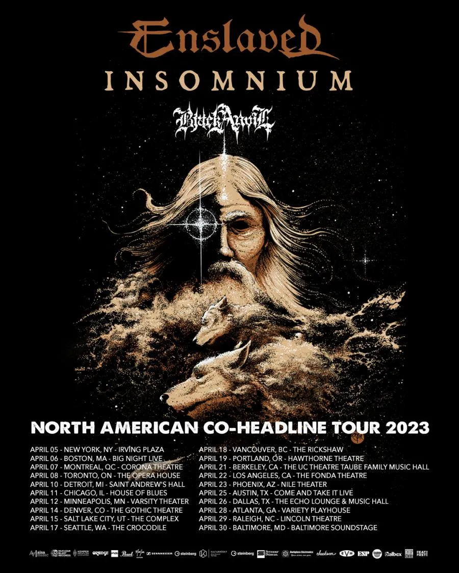 Event Enslaved + Insomnium 08/04/2023 Toronto Opera House Canada
