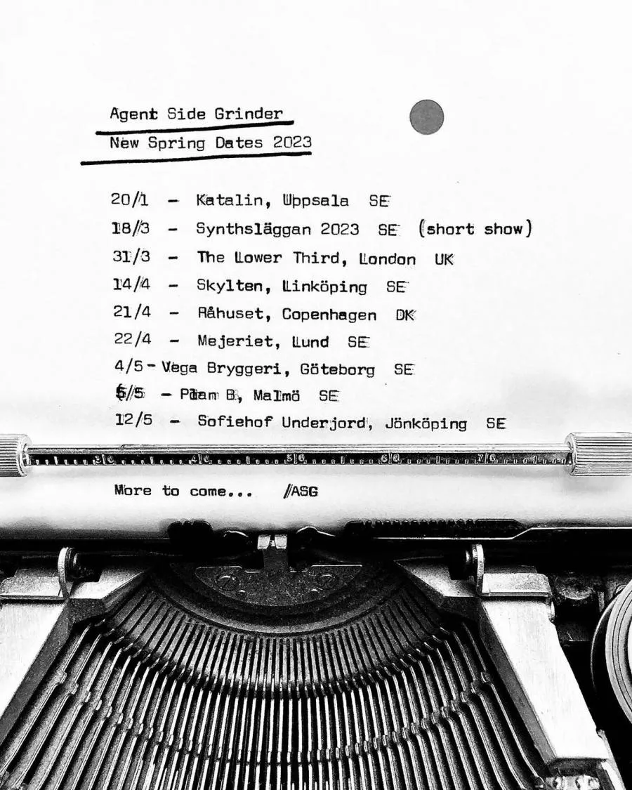 Event Agent Side Grinder 22/04/2023 Lund Mejeriet Sweden