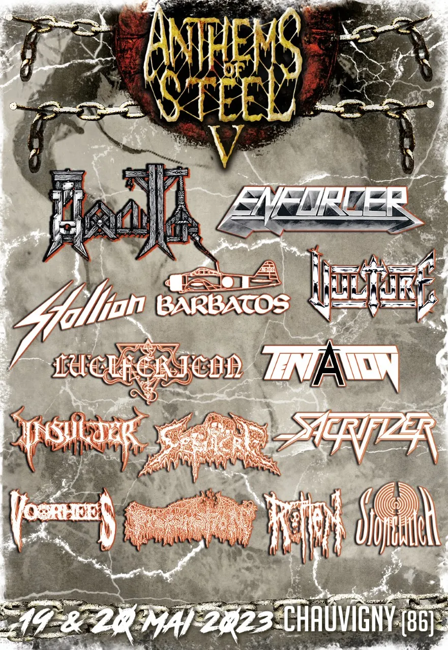 Anthems Of Steel V 2023 19/05/2023 (2 days) Chauvigny Théâtre