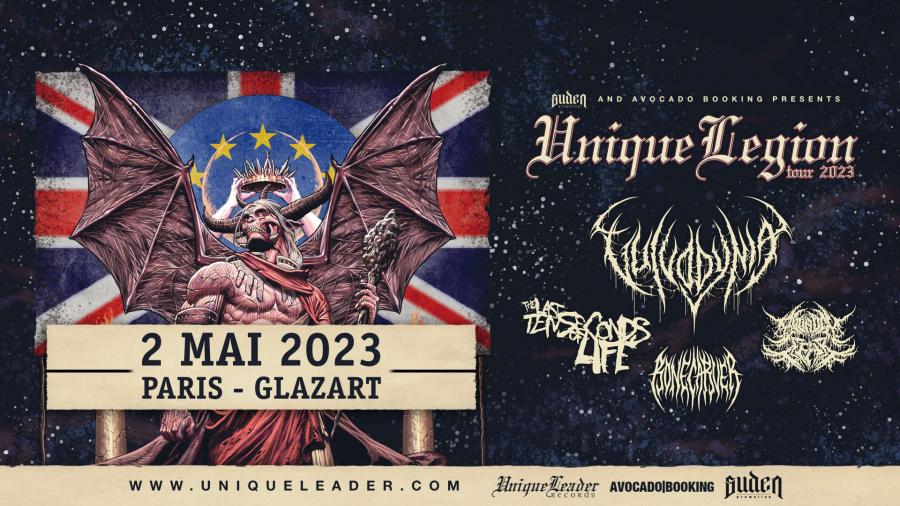 Unique Legion Tour Europe 2023 02/05/2023 Paris Le Glazart France