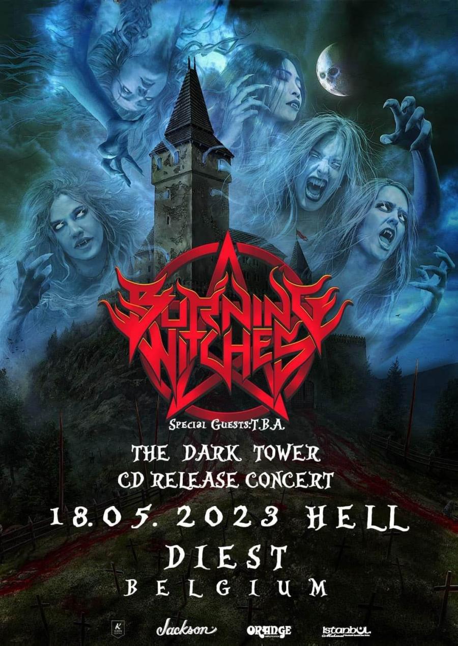 Burning Witches CD Release Concert 18/05/2023 Diest Hell Belgium