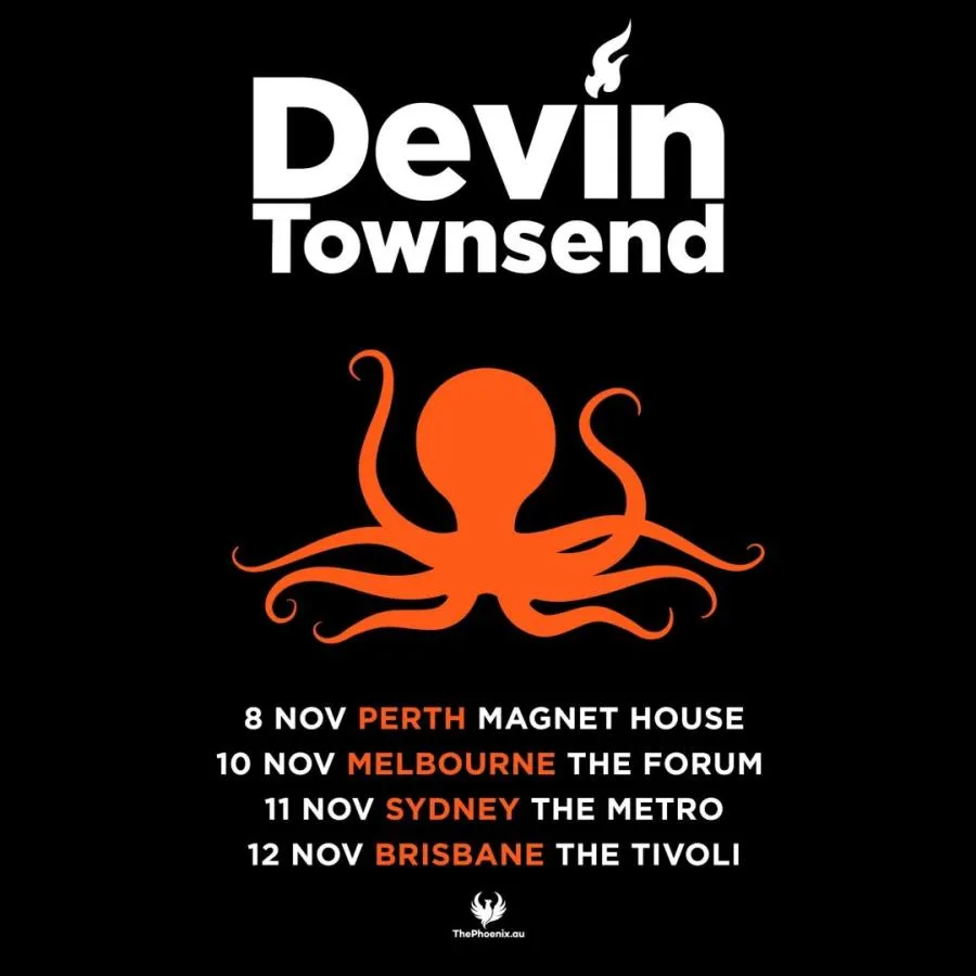 Event Devin Townsend - 08/11/2023 - Perth - Magnet House - Australia
