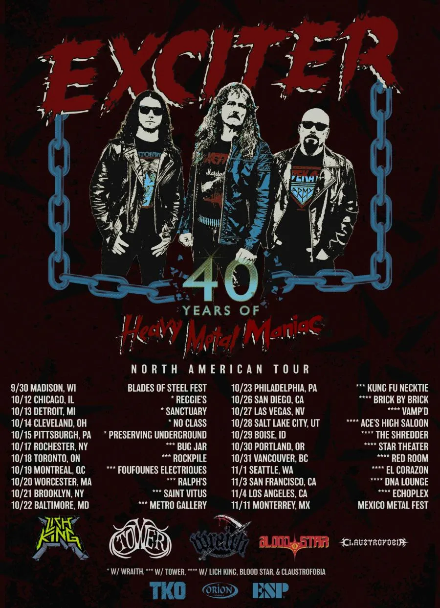 Exciter North American Tour 2023 31/10/2023 Vancouver Red Room