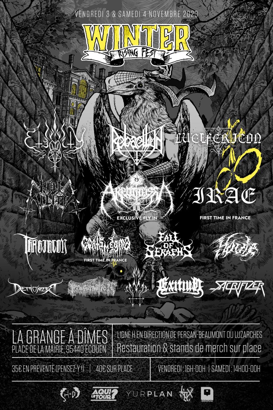 Winter Rising Fest 2023 - 03/11/2023 (2 days) - Écouen - Grange à dîmes ...
