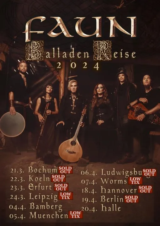 Faun Balladenreise Tour 2024 20/04/2024 Halle