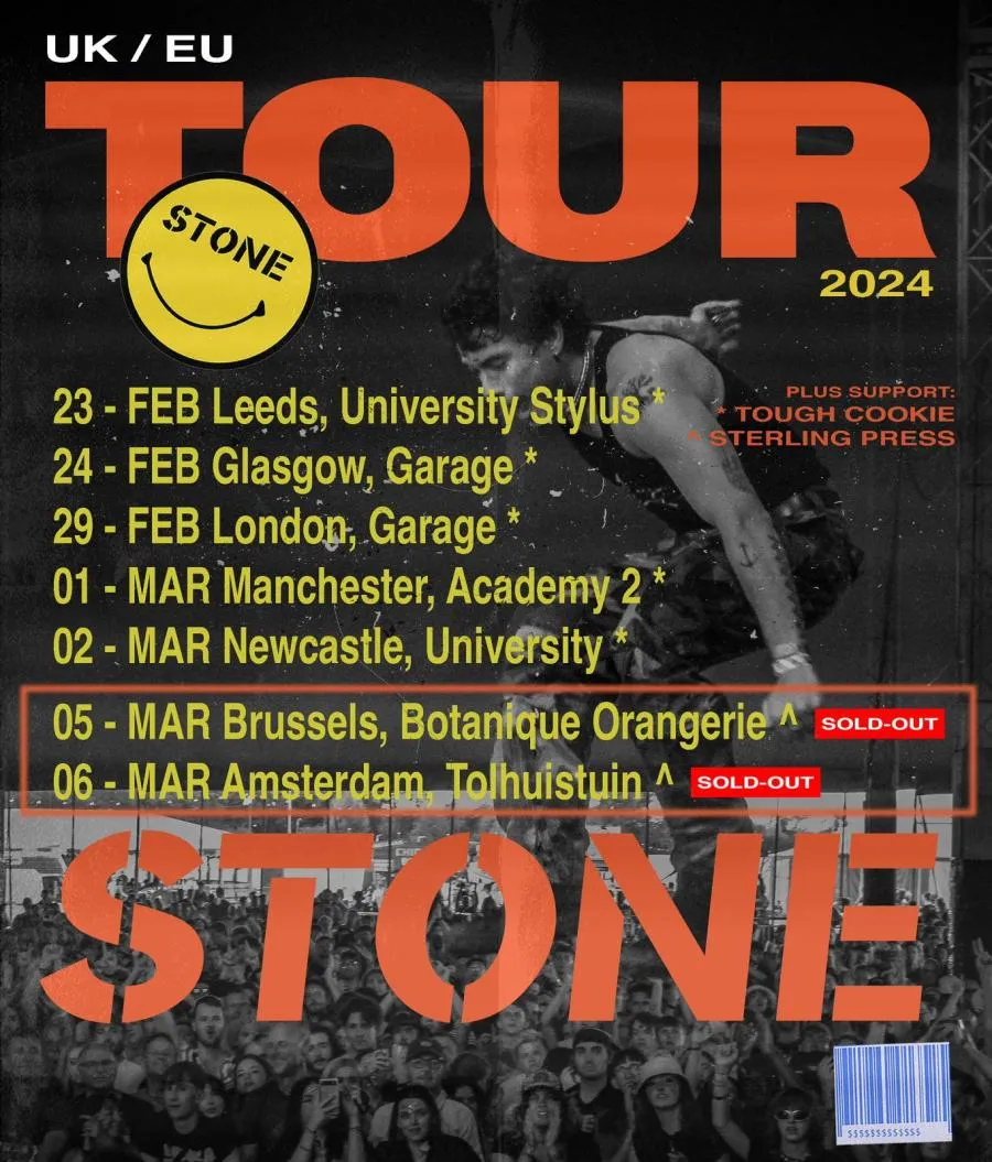Event Stone 23/02/2024 Leeds Stylus United Kingdom