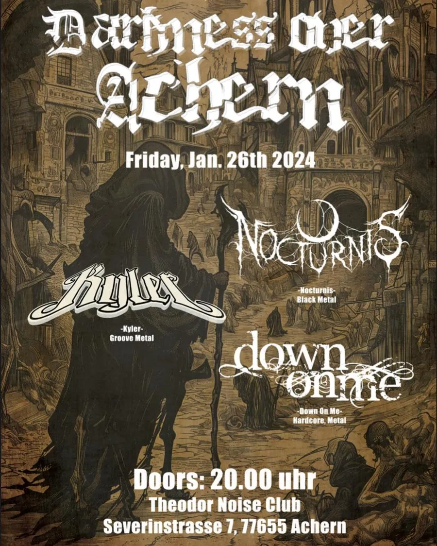 Darkness Over Achern 26/01/2024 Achern Theodor Noise Club Germany