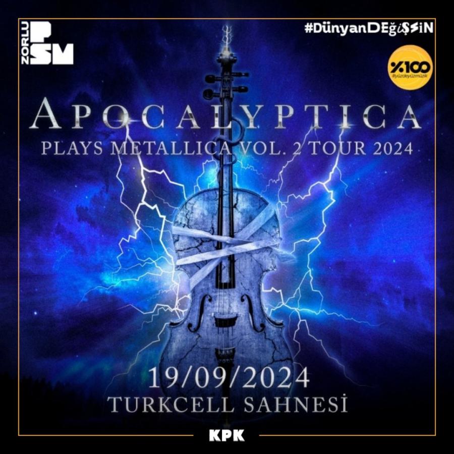 Apocalyptica - Plays Metallica Vol. 2 - 19/09/2024 - İstanbul - Zorlu