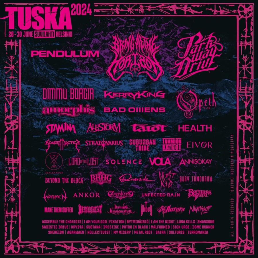 Tuska Open Air 2024 - 28/06/2024 (3 days) - Helsinki - Finland