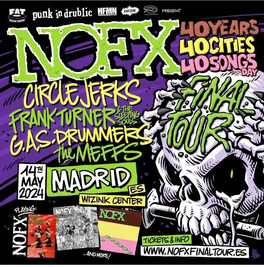 NOFX - Final Tour EU 2024 - 14/05/2024 - Madrid - Movistar