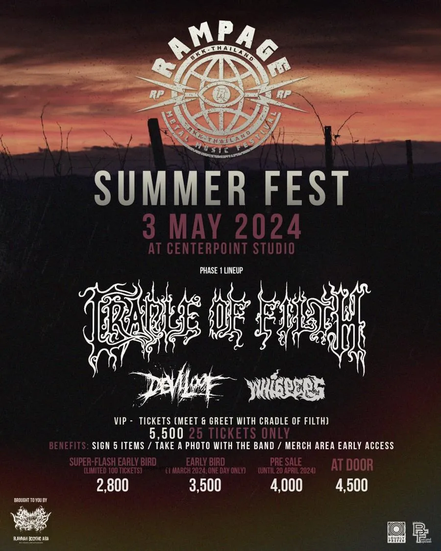 Rampage Festival 2024 03/05/2024 Bangkok Thailand
