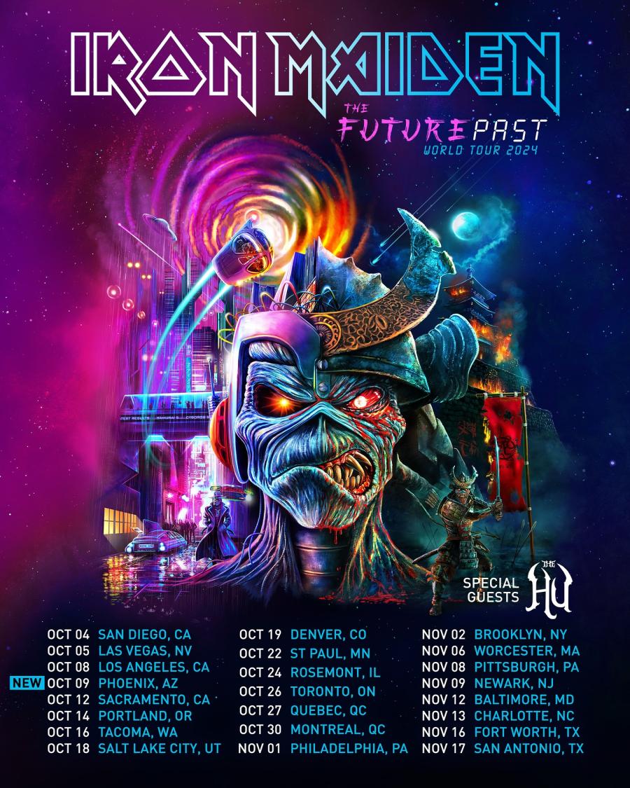 Event Iron Maiden - 08/10/2024 - Los Angeles (Inglewood