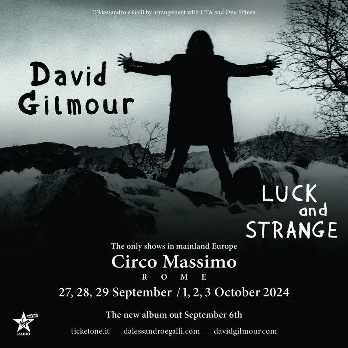Event David Gilmour 03/10/2024 Roma Circo Massimo Italy