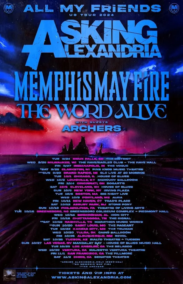 Event Asking Alexandria - 02/11/2024 - Chico - Senator