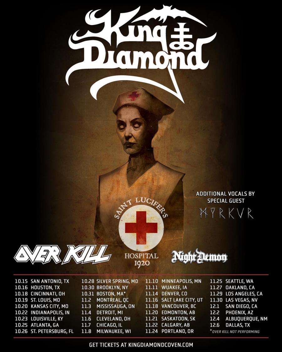 Event King Diamond - 02/12/2024 - Phoenix - The Van Buren - United