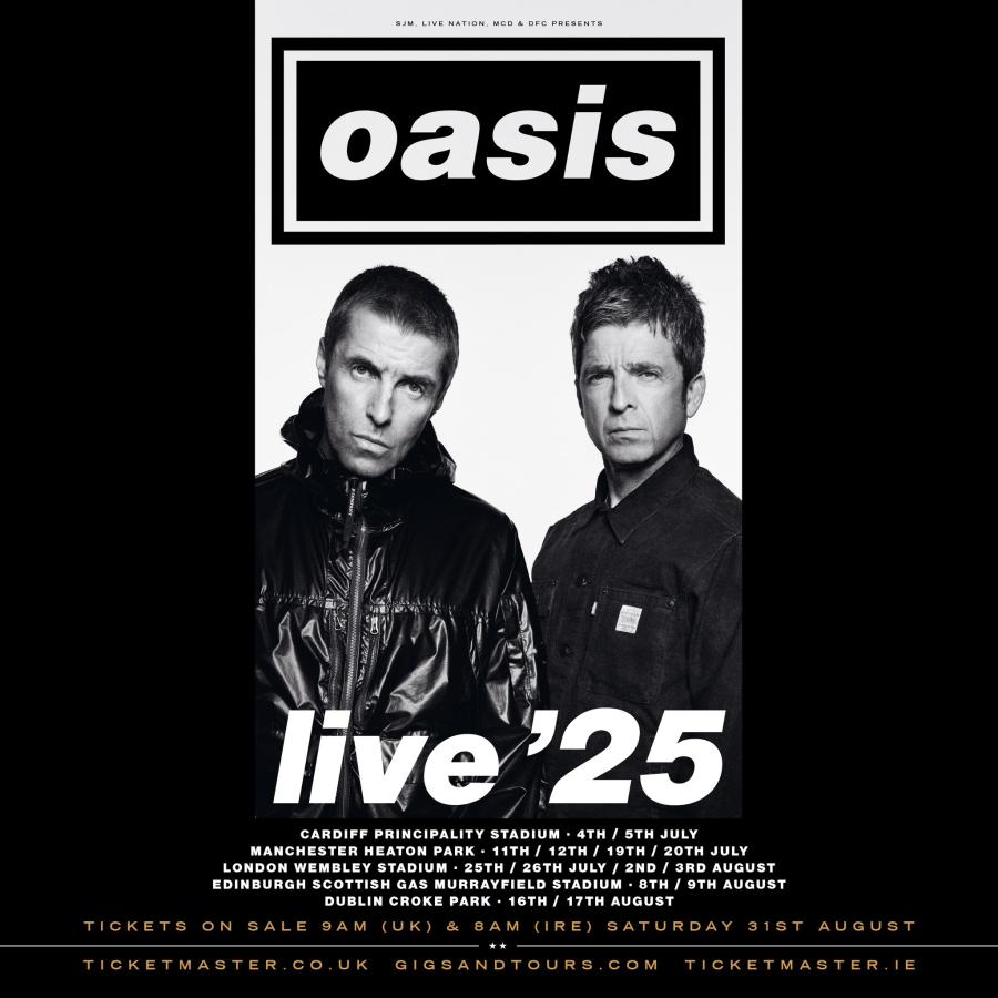 Oasis オアシス　UK ツアー　2025 Oasis オアシス/England,UK 07.11.2025 Complete & more