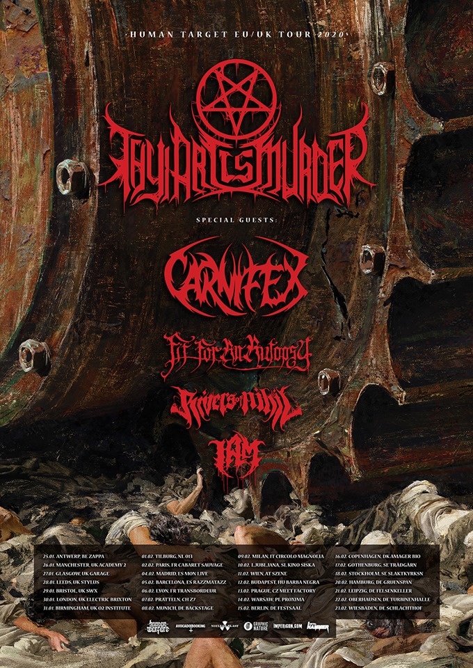 Event Thy Art Is Murder - 31/01/2020 - Birmingham - O2 Institute