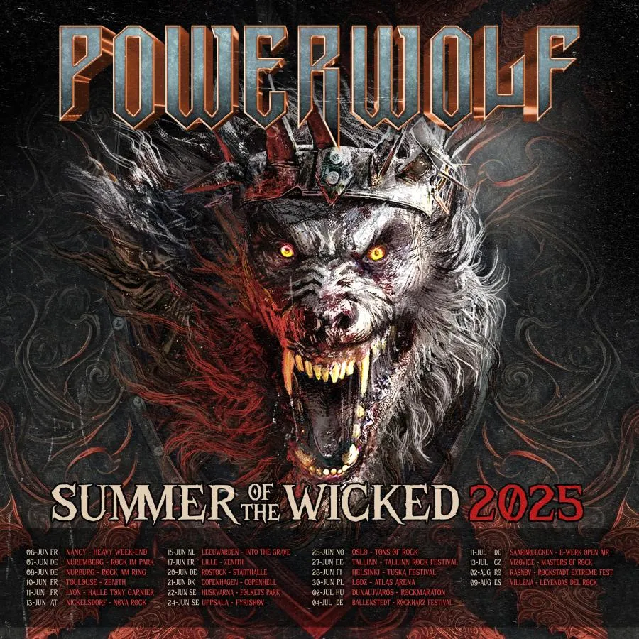Powerwolf - Summer of the Wicked 2025 - 30/06/2025 - Lodz