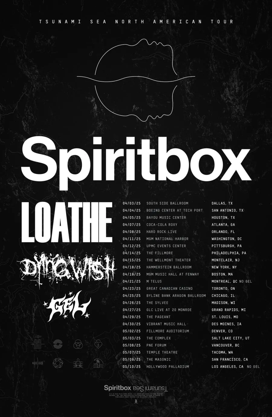 Event Spiritbox 29/04/2025 St. Louis The Pageant United States