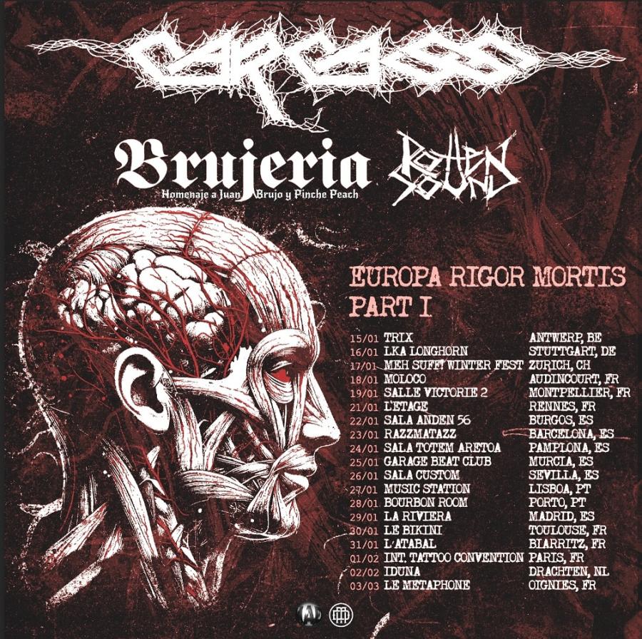 Event Carcass - 16/01/2025 - Stuttgart - LKA Longhorn - Germany