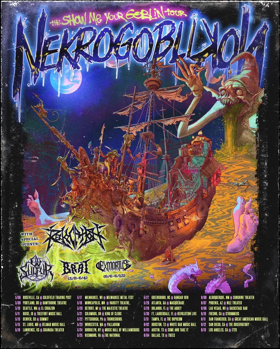 Event Nekrogoblikon - 15/05/2025 - St. Louis - Delmar Music Hall