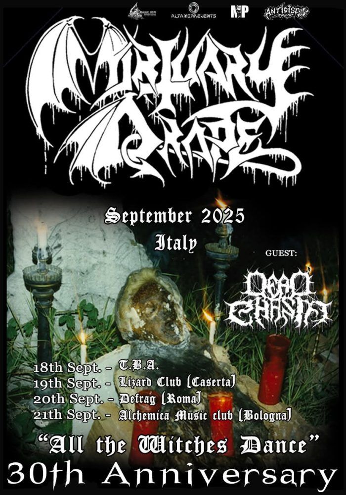 Mortuary Drape + Dead Chasm - 19/09/2025 - Caserta - Lizard Club