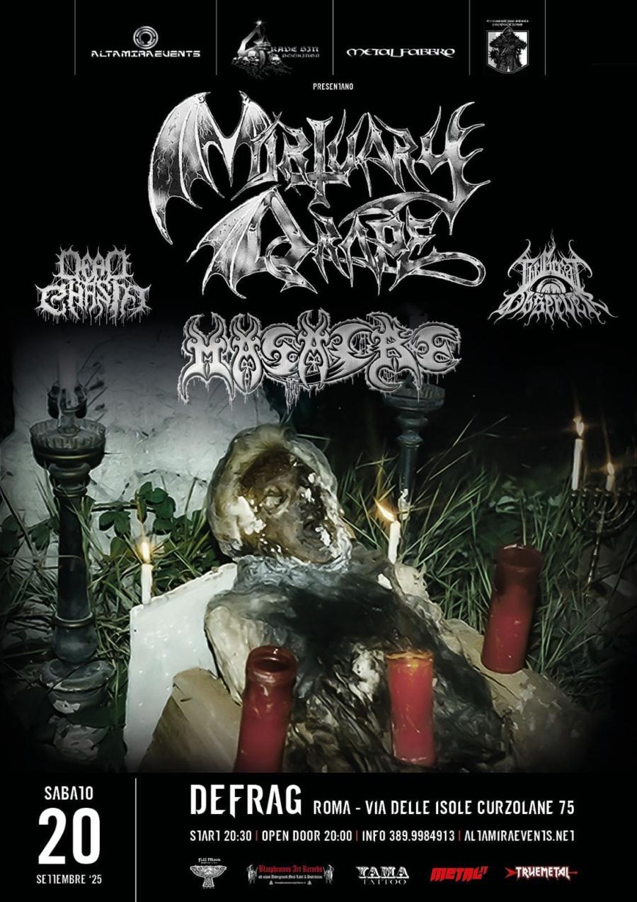 Mortuary Drape + Dead Chasm + Masacre + The Great Observer - 20/09