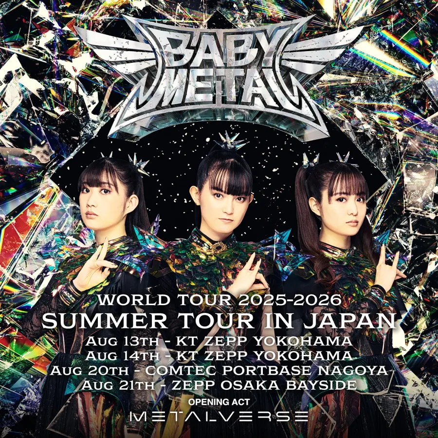 Babymetal World Tour 2025-2026 Summer Tour In Japan - 20/08/2025