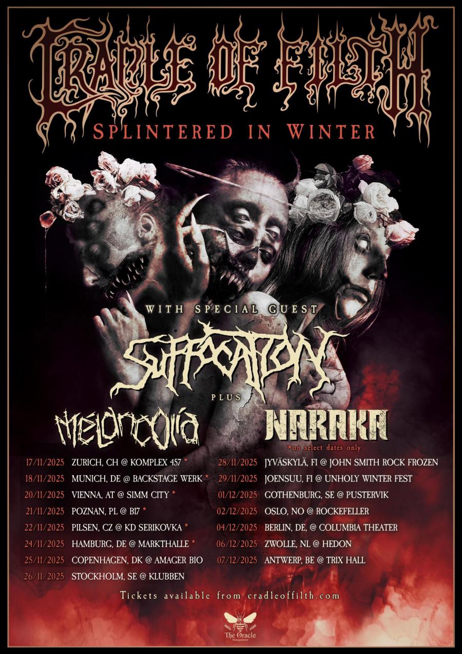 Cradle of Filth - Splintered In Winter Tour 2025 - 17/11/2025