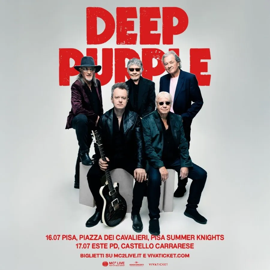 Event Deep Purple - 16/07/2026 - Pisa - Piazza dei Cavalieri - Italy