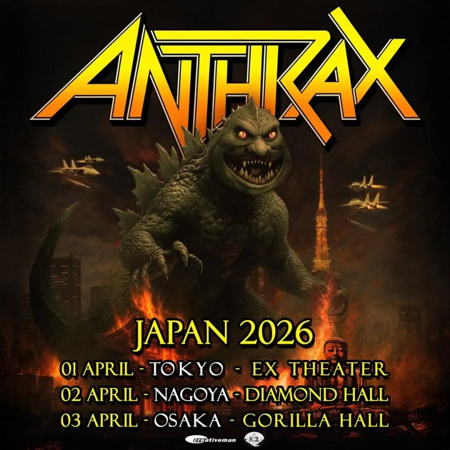 Anthrax - Japan Tour 2026 - 01/04/2026 - Tokyo - EX Theater