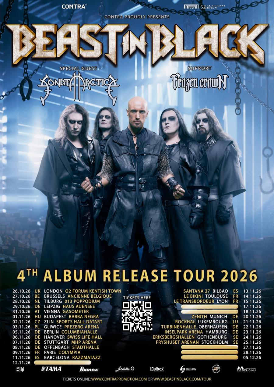 Beast in Black - 4th Album Release Tour 2026 - 09/11/2026 - Paris