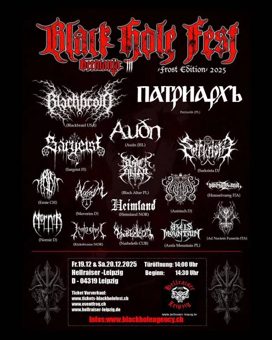 Black Hole Fest Germania III Frost Edition - 19/12/2025 (2 days