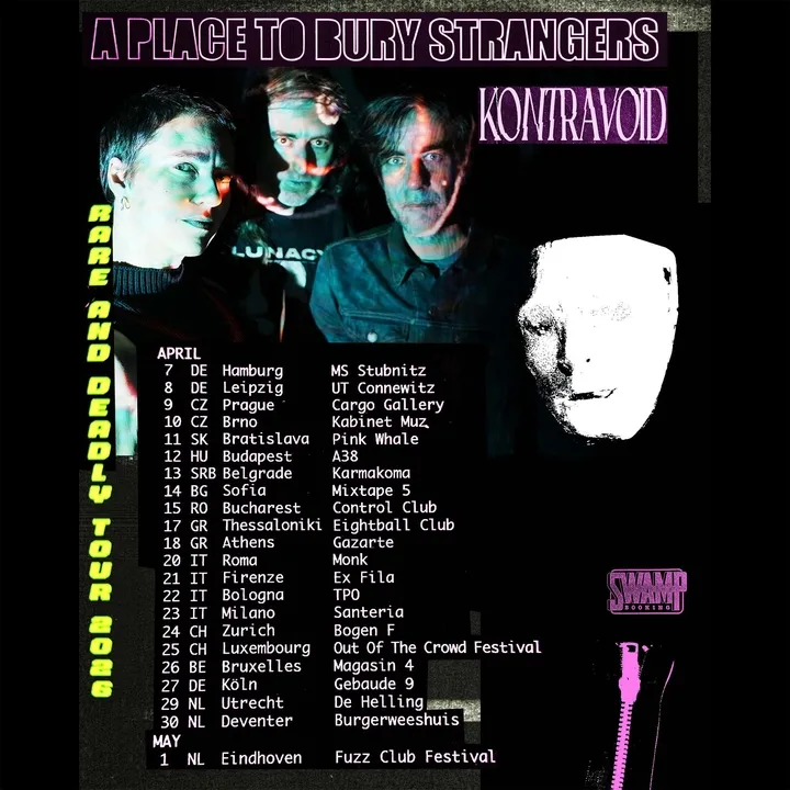 A Place To Bury Strangers-Rare And Deadly Tour 2026 - 13/04/2026