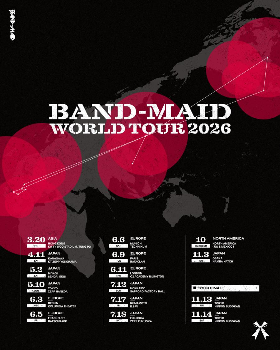 Band-Maid - World Tour 2026 - 17/07/2026 - Kumamoto - B.9 V1 - Japan