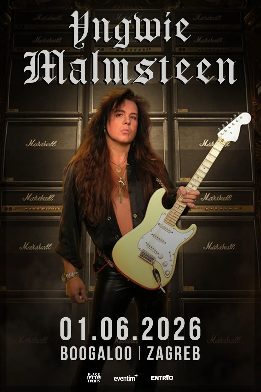 Event Yngwie Malmsteen - 01/06/2026 - Zagreb - Boogaloo - Croatia